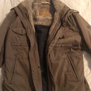 Men’s BOSS Orange Sherpa lined jacket